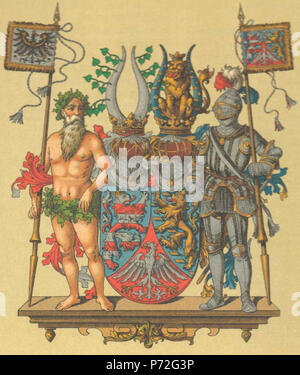 83 Wappen preußische Provinzen - herbssynode Stockfoto