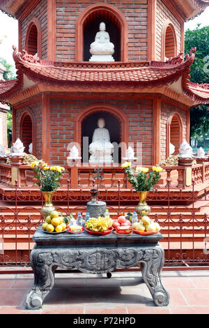 Tran Quoc Pagode (Chua Tran Quoc), Hanoi, Vietnam, Indochina, Südostasien, Asien Stockfoto