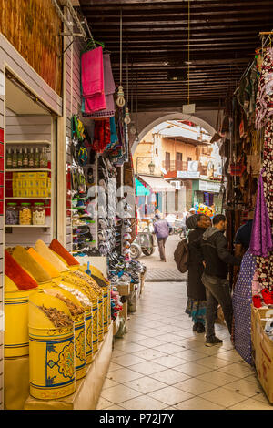 Spice Market, Souk, Mellah (altes Jüdisches Viertel), Marrakesch (Marrakesch), Marokko, Nordafrika, Afrika Stockfoto