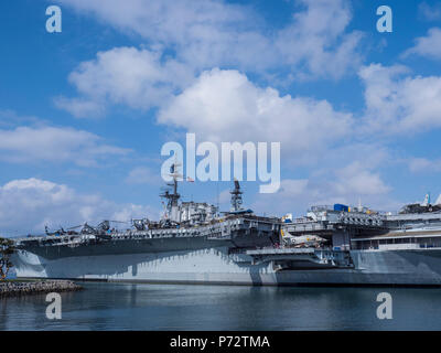 USS Midway, San Diego, Kalifornien. Stockfoto