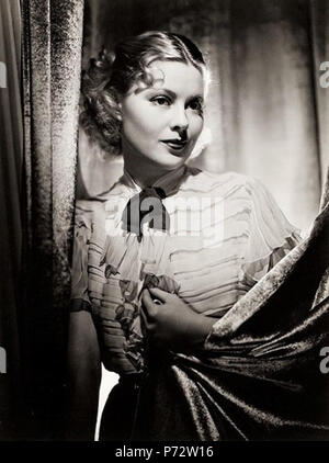 Jean Harlow. 1933 10 Jean Harlow äh Kugel Stockfoto