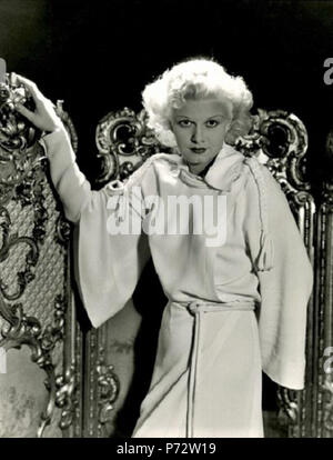 Jean Harlow. 1934 10 Harlow Kugel Stockfoto