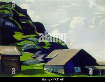 Die Arbeit von Nicholas Roerich. Vor 1947 35 Berg-luton PinterestLarge-1922.jpg! Stockfoto