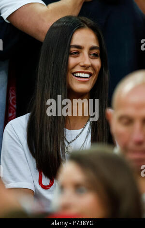 Moskau, Russland. 3. Juli 2018. Farn Hawkins während der 2018 FIFA World Cup Runde 16 Match zwischen Kolumbien und England bei Spartak Stadium am 3. Juli 2018 in Moskau, Russland. Credit: PHC Images/Alamy leben Nachrichten Stockfoto