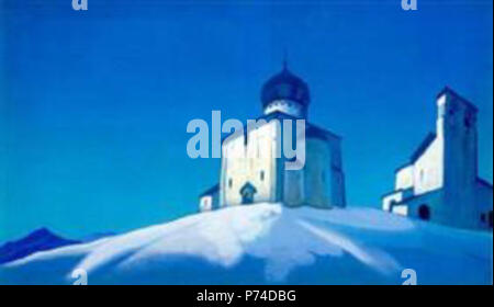 Die Arbeit von Nicholas Roerich. Vor 1947 47 St - sergius - Hermitage.jpg! PinterestLarge Stockfoto