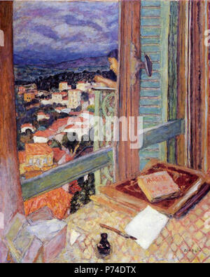 Englisch: Malerei von Pierre Bonnard. Nach 1923 50 Die-Fenster HalfHD-1925.jpg! Stockfoto