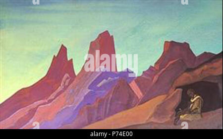 Die Arbeit von Nicholas Roerich. Vor 1947 50 drei - Juwelen PinterestLarge-1932.jpg! Stockfoto