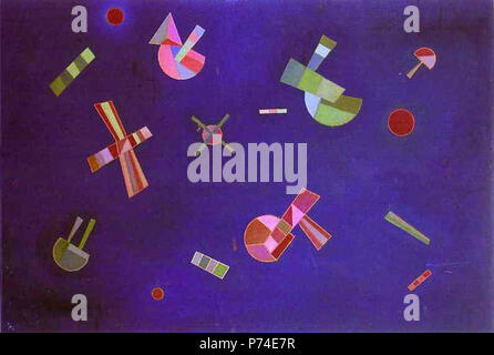 . Feste Flug. Englisch: Feste Flug. 1932 51 Wassily Kandinsky, 1932 - Feste Flug Stockfoto