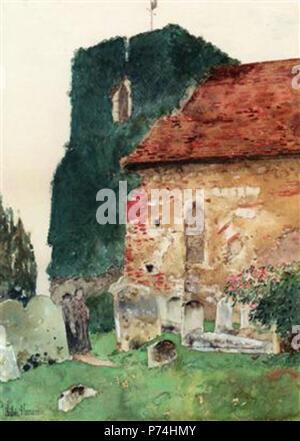 Arbeit von Childe Hassam. Vor 1935 136 Hassam - Canterbury Stockfoto