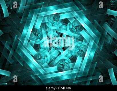 Zusammenfassung Hintergrund Element. Fraktale Grafiken Serie. Stockfoto