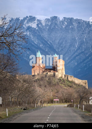 Gremi Festung aus dem 16. Jahrhundert, der Region Kachetien, Georgien, Kaukasus Stockfoto