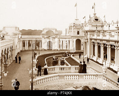 Der Kanal, der französisch-britischen Ausstellung in der Weißen Stadt, London, 1908 Stockfoto