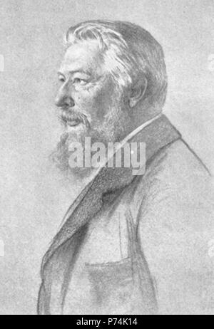 Deutsch: Das Porträt des Chemikers Wilhelm Ostwald (* 21. Augustjul./2. Septembergreg. 1853 in Riga; † 4. April 1932 in Leipzig). Vor 1905 174 Ostwald-Klamroth Stockfoto