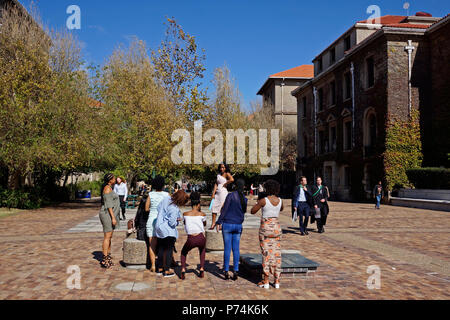 Tag der Promotion an der Universität von Kapstadt, Südafrika. Stockfoto