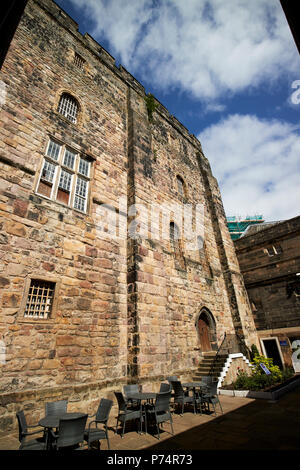 Die halten oder lungess Turm im Inneren des Schloss von Lancaster lancaster England Großbritannien Stockfoto