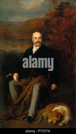 . Portrait von Antoine XI - Agénor, 11 Duc De Gramont. Français: Agénor De Gramont Duc De Gramont (11e) (Antoine Alfred Agénor De Gramont) (Antoine XI De Gramont) Né le 22 Juin 1851 - Paris I, 75 Décédé le 30 janvier 1925 - Paris VIII, 75. 1902 10 Antoine XI De Gramont Stockfoto