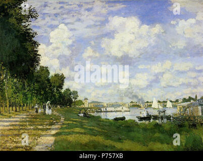 . Deutsch: Das Becken bei Argenteuil Français: le bassin d'Argenteuil ca. 1872 28 Claude Monet - Das Becken bei Argenteuil Stockfoto