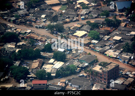 Luftaufnahme von Accra, Ghana Stockfoto