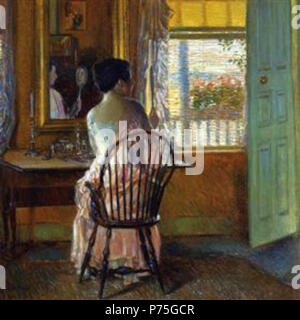 Arbeit von Childe Hassam. Vor 1935 136 Hassam - Morgen - Licht Stockfoto