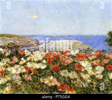 Arbeit von Childe Hassam. Vor 1935 137 Hassam-Mohn-auf-die-Inseln - von - Untiefen-1890 Stockfoto