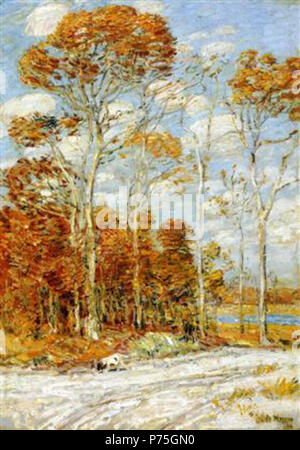 Arbeit von Childe Hassam. Vor 1935 137 Hassam-hawk-s-Nest Stockfoto