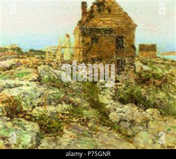 Arbeit von Childe Hassam. Vor 1935 138 Hassam - - Norwegisch - Cottage Stockfoto