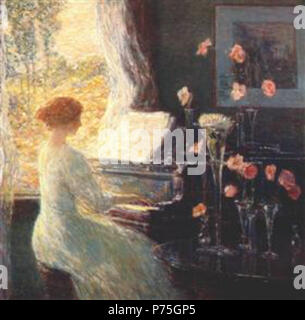 Arbeit von Childe Hassam. Vor 1935 138 Hassam - - Sonate-1 Stockfoto