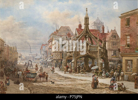 . Das Geflügel Kreuz, Salisbury 1924 157 Louise Rayner Salisbury Das Geflügel Kreuz Stockfoto