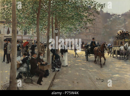 146 Avenue Jean Béraud Parisienne Stockfoto