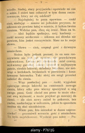 186 PL Hans Christian Andersen-Cie ń, Śpiewak z-pod strzechy 13. Stockfoto