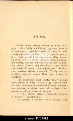 186 PL Hans Christian Andersen-Matka, Anioł, Sosna 16. Stockfoto