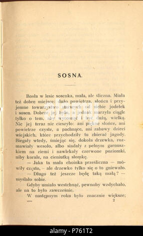 186 PL Hans Christian Andersen-Matka, Anioł, Sosna 21. Stockfoto