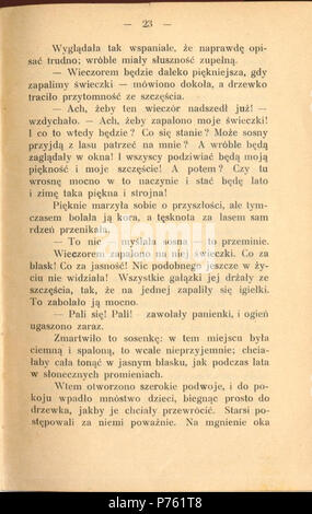 186 PL Hans Christian Andersen-Matka, Anioł, Sosna 27. Stockfoto