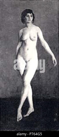 . Englisch: Figur in Bewegung Français: Abbildung en Mouvement 1913 202 Robert Henri, Figur in Bewegung Stockfoto