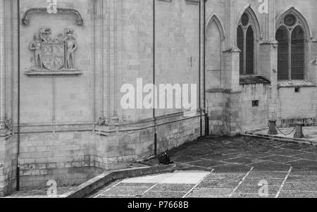 Burgos, Spanien - 13. Juni 2018: 13. Jahrhundert Kathedrale von Burgos ist hervorragend für die Eleganz und Harmonie seiner Architektur - UNESCO-Welterbe d Stockfoto