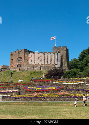 Schloss Tamworth Tamworth GROSSBRITANNIEN Stockfoto