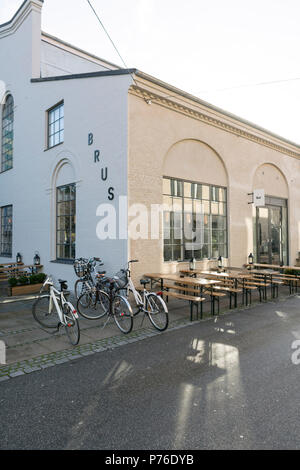 Brus Brauerei Restaurant, Kopenhagen Stockfoto