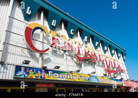 Central Pier in Blackpool, Lancashire. Stockfoto