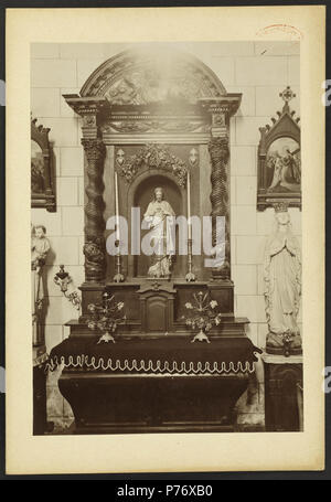 234 Église Saint-Saturnin de Capian herum-J-A Brutails - Université Bordeaux Montaigne - 0718 Stockfoto