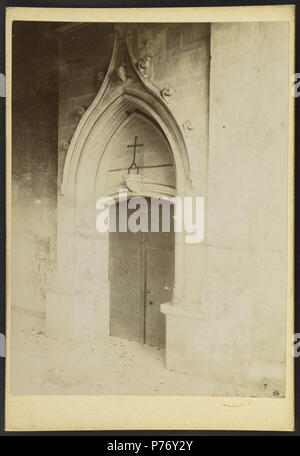 235 Église Sainte-Croix de Loupiac-de-la-Réole-J-A Brutails - Université Bordeaux Montaigne - 1100 Stockfoto