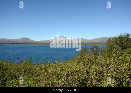 Pingvallavatn See im Nationalpark Thingvellir Island Stockfoto