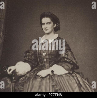 Englisch: Maria Sofia in Baviera, Königin der beiden Sizilien. ca. 1865 46 Maria Sofia in Baviera, letzte Königin der beiden Sizilien. Stockfoto