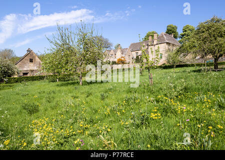 Snowshill Manor in der Cotswold Dorf Snowshill, Gloucestershire, Großbritannien Stockfoto