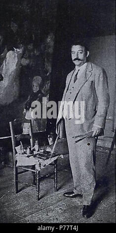 31 Fernando Álvarez de Sotomayor keine seu Estudio 1921 Stockfoto