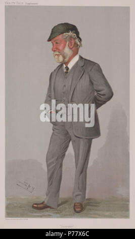 Englisch: Von der Karikatur in der Vanity Fair. Männer des Tages Nr. 947. Karikatur von Herrn J.I. Thornycrof, in Vanity Fair am 19. Januar 1905 veröffentlicht. Bildunterschrift lautet: 'Destroyers'. (Siehe http://www.ssplprints.com/image.phpid=101708&idx=0&keywords=thornycroft&filterCategoryId=&fromsearch=true). Autor: Leslie Ward. Vom 15. Juli 2005 (original Upload Datum) 57 Spy-J I Thornycroft Stockfoto