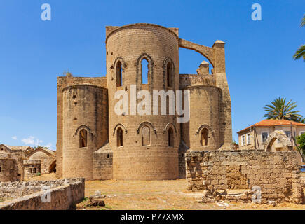 St George der Griechen Kirche innen mittelalterliche Famagusta, Zypern Stockfoto