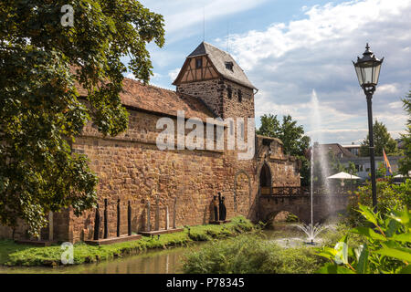 Historische bad vilbel Hessen Deutschland Stockfoto