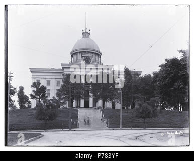 Anzeigen von Alabama State Capitol in Montgomery. 1. September 1902 5 Alabama State Capitol 1902 Stockfoto