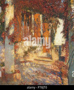 Arbeiten von Henri Martin. Vor 1942 40 Martin-in-the-Pergola Stockfoto