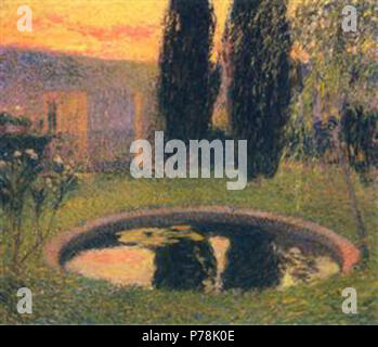 Arbeiten von Henri Martin. Vor 1942 40 Martin-in-the-Garten Stockfoto